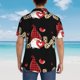 thumbnail image 4 of Balery Love Gnomes Camisas hawaianas de manga corta para hombre, camisas playeras de corte holgado, camisas de vacaciones con botones,X-Large, 4 of 7