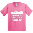 thumbnail image 3 of Inktastic Kansas City Missouri Loves Me Skyline Youth T-Shirt, 3 of 5