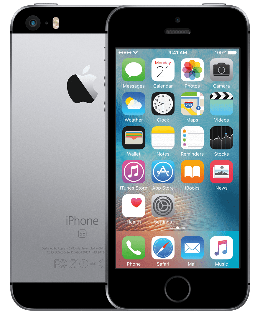 Apple Iphone Se 16gb Gsm Unlocked Smartphone Refurbished Space Gray Walmartcom