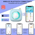 thumbnail image 2 of Print Pods Mini Printer Portable Thermal Sticker Printer with Rolls Thermal Paper and Sticker tooth Wireless Printer for iOS & Android Inkless Pocket Printer for Photo Note (Pink), 2 of 7