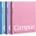 thumbnail image 1 of Cuaderno KOKUYO Campus, paquete de 3 unidades, 25 x 19 cm, 80 hojas con rayas universitarias, 1 of 7