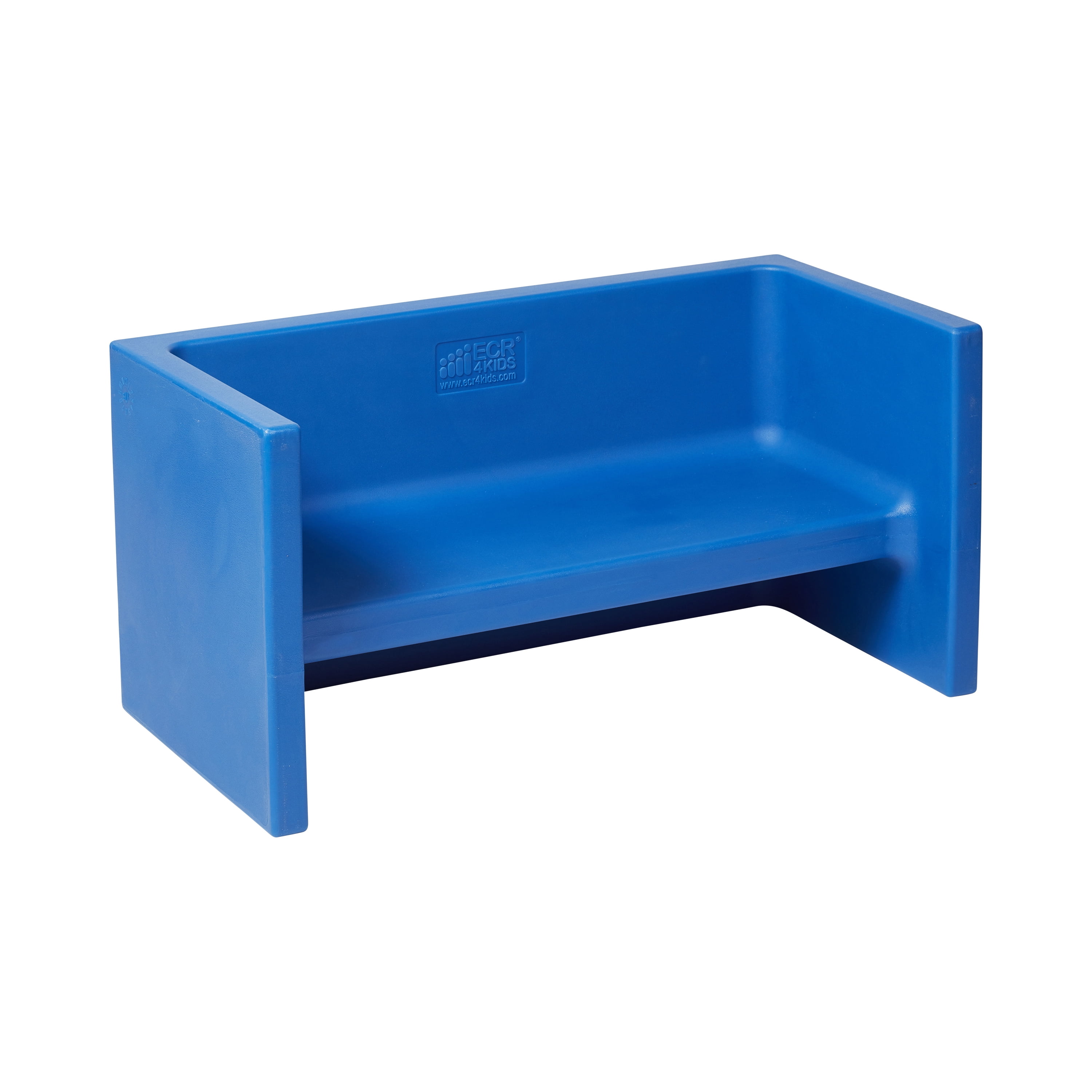ECR4Kids Convertible Bench for Toddlers, Portable Plastic Play Seat and