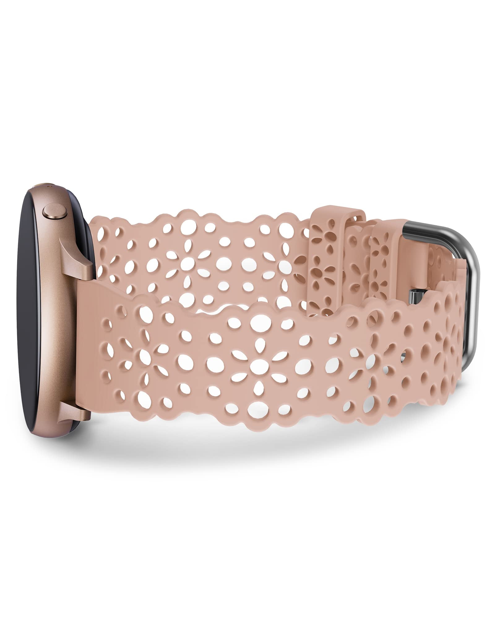 TOYOUTHS 20mm Lace Silicone Band Compatible with Samsung Watch 5/Galaxy