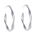 thumbnail image 1 of TopLLC Earrings Punk GeometricDistortion Gold Alloy Round Circle Hoop Earrings Pendant earrings, 1 of 3