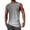 White, variant on Men's Gradient Tank Tops Quick Dry Workout Muscle Gym Sleeveless Shirts UPF 50 Sun Protection Running Beach Summer Swim Shirts White