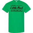 thumbnail image 3 of Inktastic From Little Rock Arkansas in Black Distressed Text T-Shirt, 3 of 5