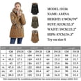 thumbnail image 2 of Abrigo cálido de invierno con capucha para mujer con chaqueta forrada de piel sintética, 2 of 2