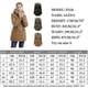 thumbnail image 2 of Abrigo cálido de invierno con capucha para mujer con chaqueta forrada de piel sintética, 2 of 2