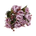 thumbnail image 2 of Conditiclusy Simulation Flower High Simulation Ornamental Realistic Bouquet 9 Heads Artificial Peony Flowers for Wedding, 2 of 7
