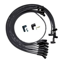 Moroso for SBC Under Header Unsleeved Ultra Spark Plug Wire Set - Black