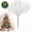 Clear, variant on Crystal Picks for Christmas Tree, 50Pcs Glitter Branches with Wire Stems, Icy White Floral Decor for Trees Wreaths and Centerpieces