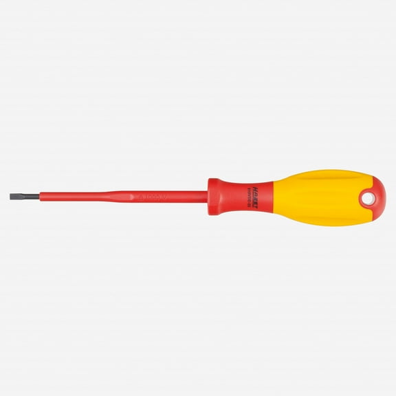 Hazet 810VDE-40 4 x 100mm Insulated Slotted Screwdriver
