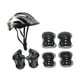 thumbnail image 4 of Juego de rodilleras para casco de bicicleta para niños, práctico casco con absorción de impactos. Plata, 4 of 9