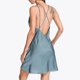 thumbnail image 2 of Gibobby Falda de Tiras con Cuello Colgante Día de San Valentín Camisón y satén para mujer, ropa dormir Sexy, vestido noche, negligés cortos(Azul,G), 2 of 5
