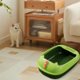 thumbnail image 1 of Suministros para mascotas: Arenero semicerrado para gatos, Baño para gatos con arena, Arenero para gatos, 1 of 7