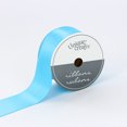 thumbnail image 1 of UNIQUE CREATIV Satin Ribbon 38 mm (1.5 in) × 3.65 m (1½ in × 4 yd), Turquoise, 3.66 m (12 ft), 1 of 4