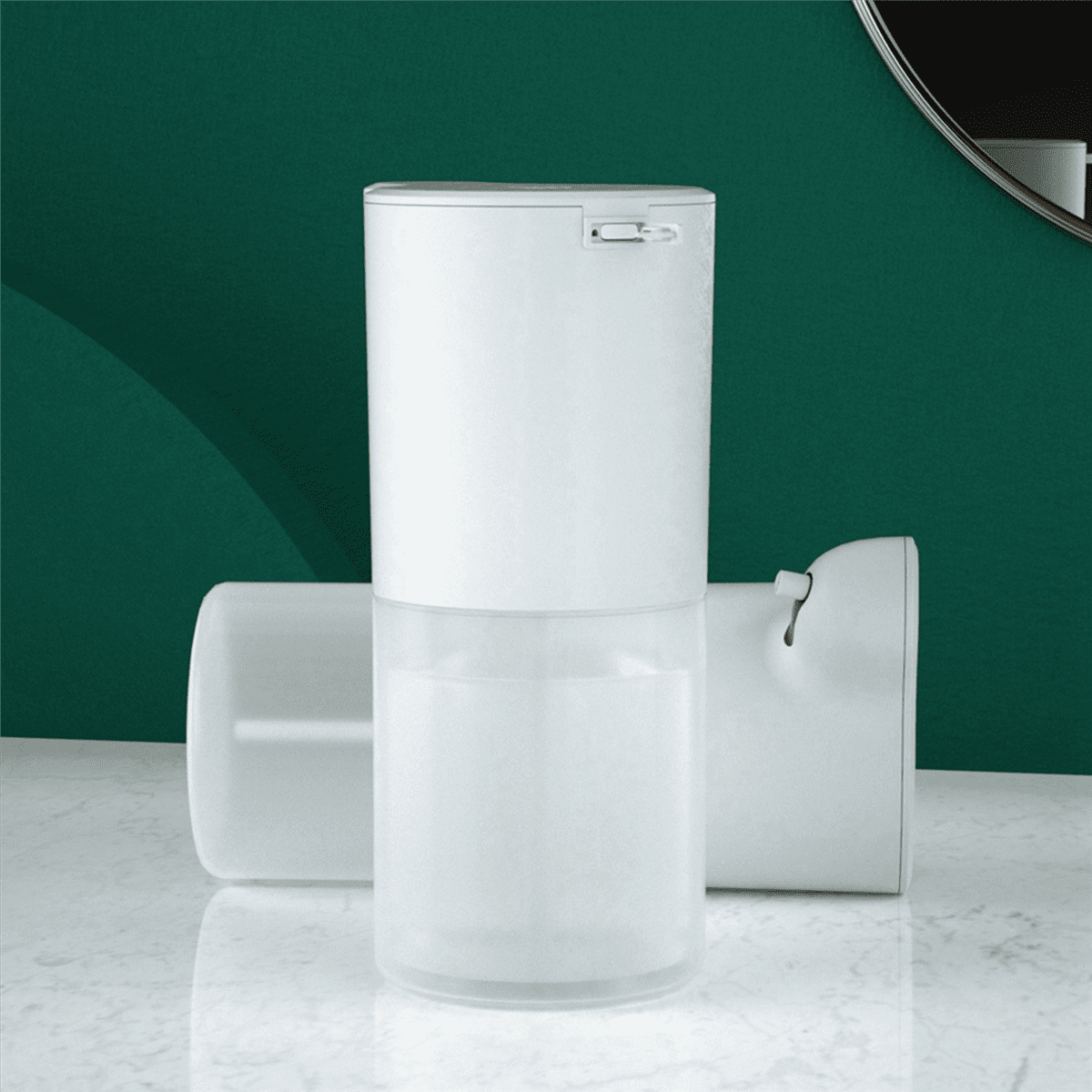 2X 2000MAh USB Charging Automatic Induction Foam Soap Dispenser Smart Infrared Touchless Hand Washer for Kitchen 350Ml