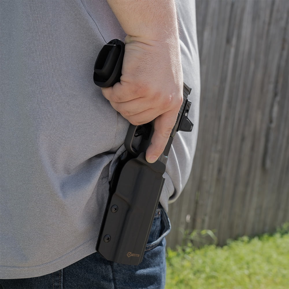 GRITR OWB Kydex Holster Fits Smith & Wesson M&P9 M2.0 COMPETITOR, Right Hand