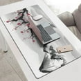 thumbnail image 2 of Japanese Sakura Mouse Pad Extended Gaming Mouse Pad (47.3x23.6 in) Large Cherry Blossom Non-Slip Rubber Base Desk Protector with Stitched Edges White Full Desk Mousepad XXXXL, 2 of 6