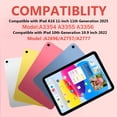 thumbnail image 2 of Funda con teclado FUWANG Touch para iPad 11.ª generación, 11.ª generación, 10.9 pulgadas, 2 of 9