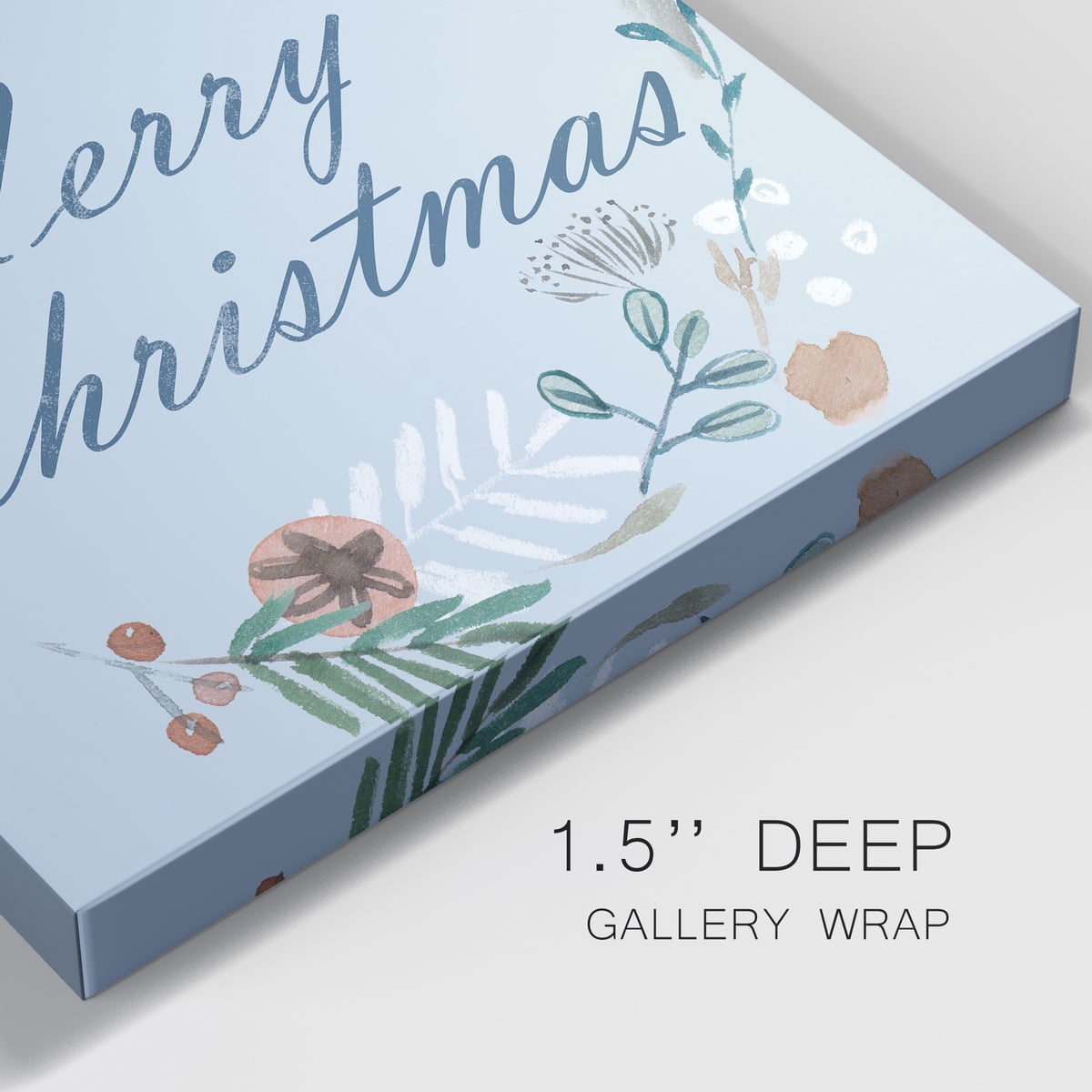 Snowy Christmas I- Gallery Wrapped Canvas