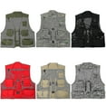 thumbnail image 5 of Men Mesh Photography Vest Multi-pocket Portable Breathable Safety Waistcoat, 5 of 5