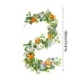 thumbnail image 3 of LEHOZIHEQ Faux Garland, Artificial Leaves Hanging Vines Table Greenery Garland, for Wedding Arch Farmhouse Mantle Table Runner Centerpiece Home Party Christmas, 3 of 7