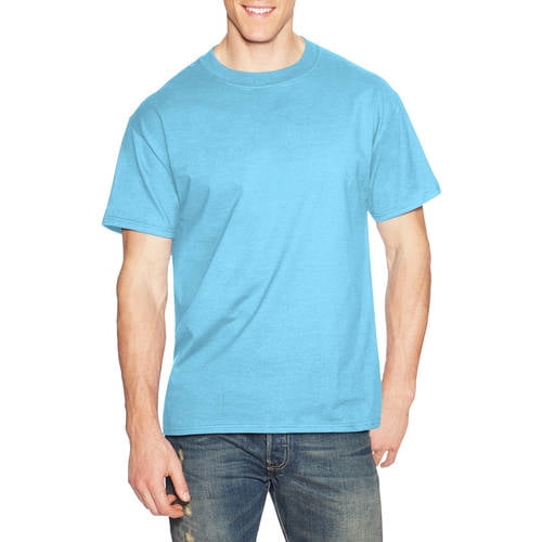 Hanes Men's and Big Men's BeefyT Crew Neck Short Sleeve TShirt, Up To