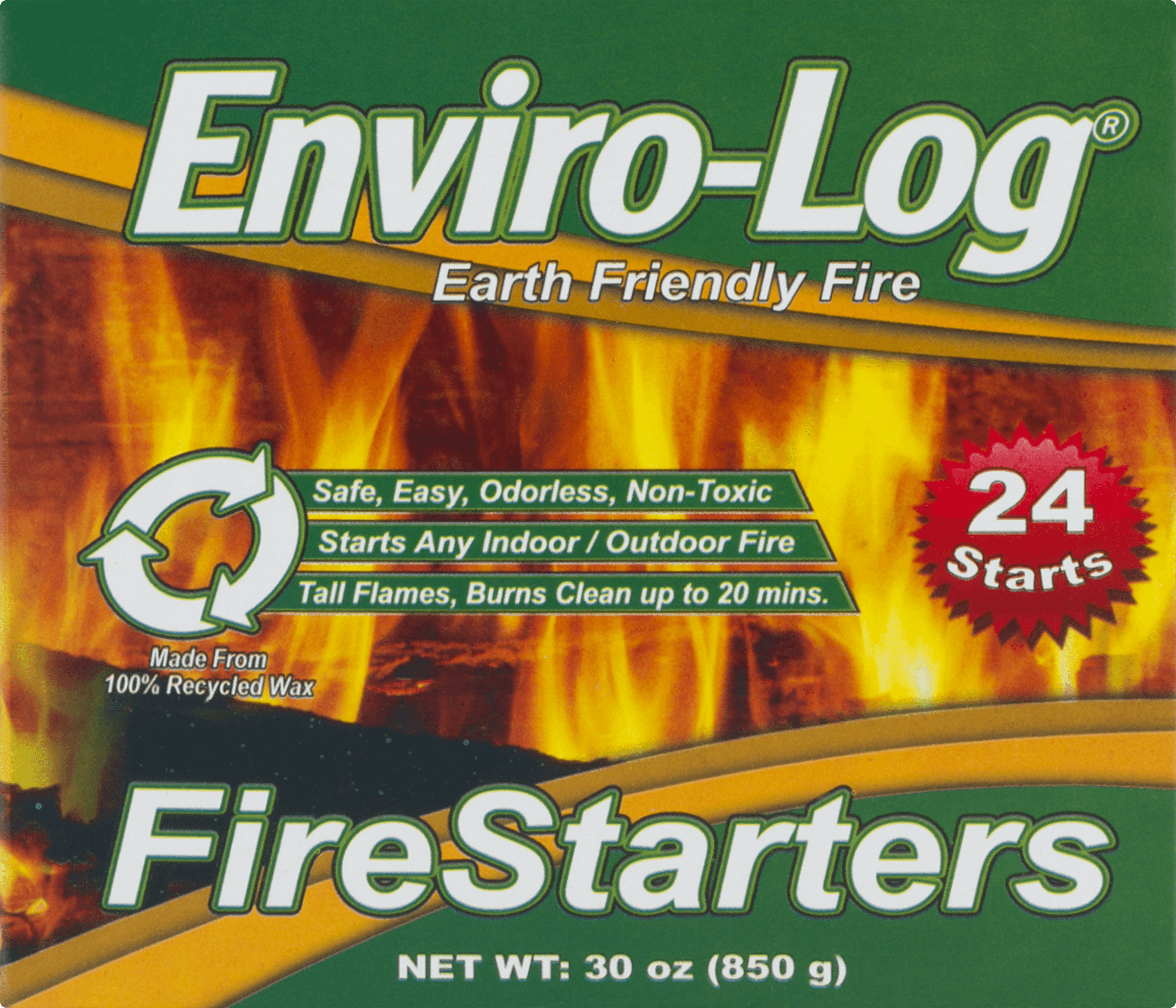 Fleming Sales Fleming 10008 Sales Enviro Log Fire Starter-24 Count