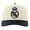 White 184W, variant on Soccer Club Real Madrid Embroidered Logo Cap 6 Panel Design - Off-White with Navy Logo