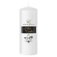 thumbnail image 3 of VeZee PILLAR CANDLE COMBO: 6 White Unscented Wax Cadles:3-2.8"X6" & 3-2.8"X3" for Wedding, Spa, Party, Birthday, Holiday, Bath, Home Decor, 3 of 4