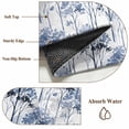thumbnail image 6 of Watercolor Forest Blue 2'x6' Runner Rugs for Hallway Kitchen Bedside Non Slip Washable, Abstract Art Modern Trees Entryway Rug Runners with Rubber Backing, Long Carpet Runner for Laundry Room, 6 of 8