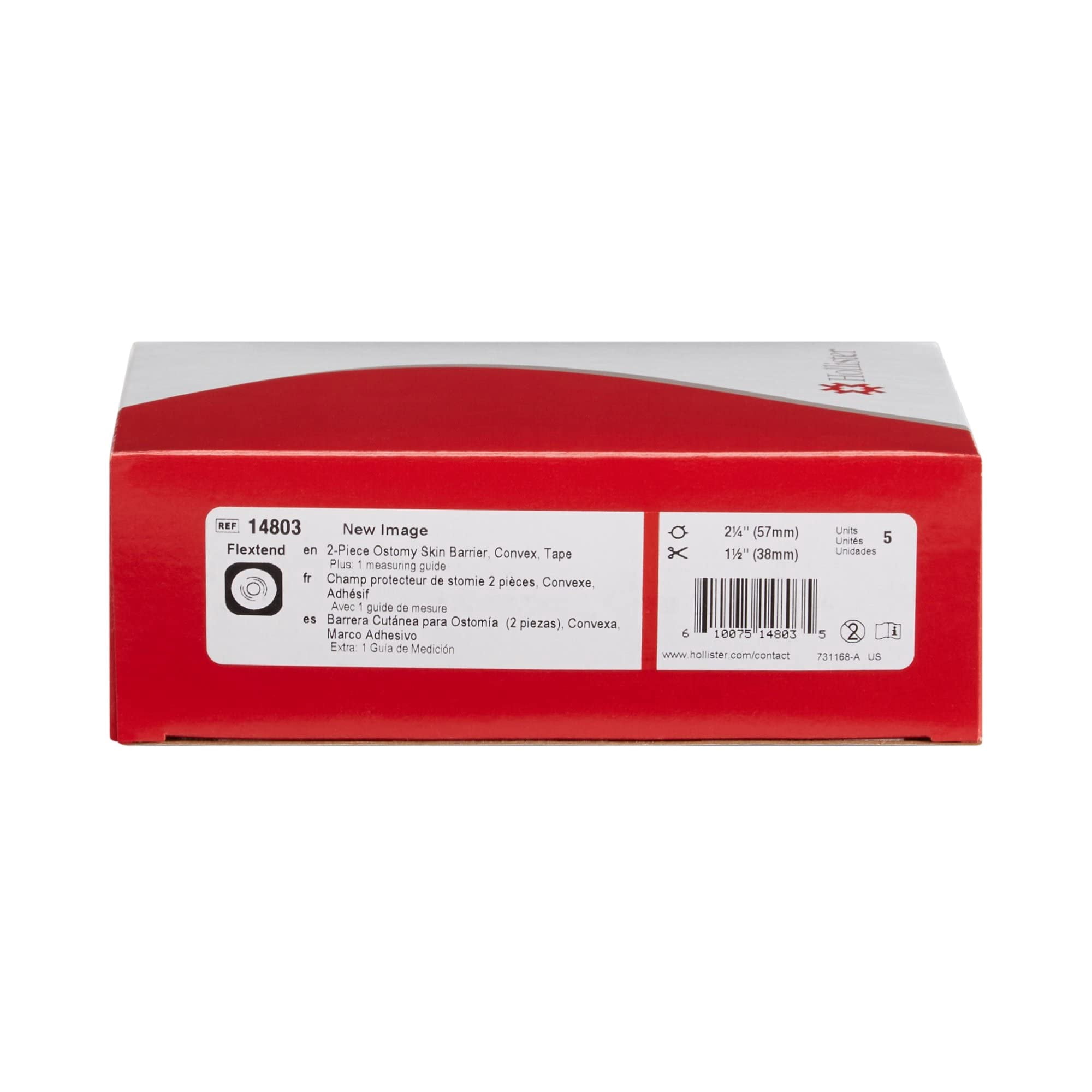 FlexTend Trim to Fit Ostomy Barrier Adhesive Tape 57 mm Flange 5 per Box 14803