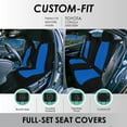thumbnail image 2 of For Toyota Corolla 2020-2024 FH Group Custom Fit Neoprene Car Seat Covers Waterproof Blue - Full Set, 2 of 9