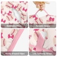 thumbnail image 6 of Pink Bows and Baseballs Pattern Toddler Nap Mats for Kids Preschool,Sleeping Mat Bag or Kids,Toddler Sleeping Bag,Toddler Nap Mat or Daycare, 6 of 6