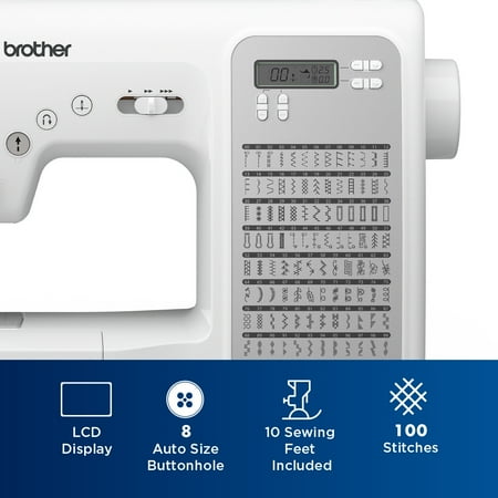 Brother CP100X Computerized Sewing and Quilting Machine with 100 Built-in Stitches