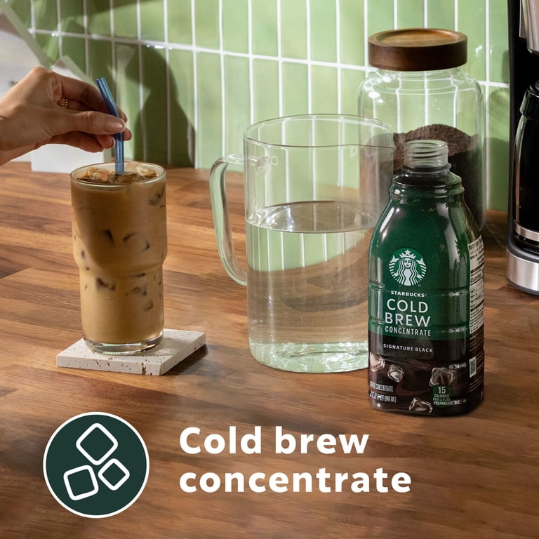 Starbucks, Cold Brew Coffee Concentrate, 32 fl oz, Signature Black