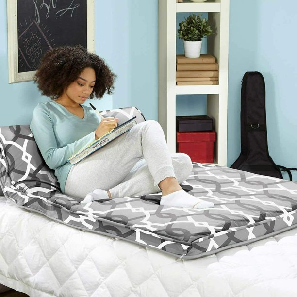 Novaform Memory Foam Roll Out Lounger Gray Twin