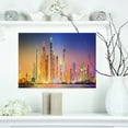 thumbnail image 1 of Panorama des Gratte-Ciel de la Marina de Dubaï - Impression sur Toile de Paysage Urbain, 1 of 3