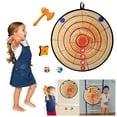 CieKen Children's Scoring Darts Throwing Sticky Ball 71cm Large Target