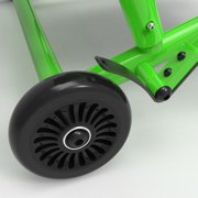 EzyRoller: Classic - Green - Ride-On Scooter, Cambering Motion, Pedal Free Cart, Hand Brakes, Extendable Frame, 154lb Capacity, Kids Ages 4+