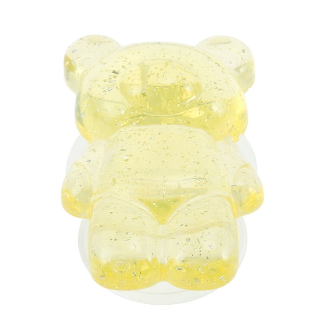 Ofertas Únicas 1 Pc Soporte para Teléfono con Agarre Duradero Osos Foil Plateado Amarillo