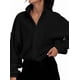 thumbnail image 1 of Chaquetas de Forro para Mujer, Sudaderas Extragrandes con Cremallera, Ropa de Invierno, Conjuntos de Larga y Corte Corto para Otoño. Negro XL, 1 of 9