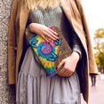 thumbnail image 5 of HELLHERO Blue Butterfly Tie Dye Bible Cover Protective for Daily Work Church Outdoor, PU Leather Portable Bible Covers, 5 of 12