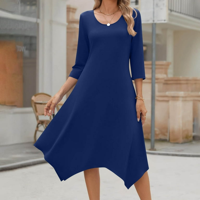 green emerald velvet dress Long Sleeve Midi Dress for Women Casual Loose Crewneck Cute Babydoll Dress  Y2k Tiered Flowy Dress a Line Ruffle Dress Midi Dresses Long Sleeve  Babydoll Dresses Plus Size Lantern Sleeve Midi Dress
