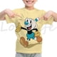 thumbnail image 3 of 2022 Camiseta para niños, camiseta de dibujos animados de Cuphead, camisetas de manga corta de anime de verano para niños y niñas, camiseta divertida de CUPHEAD, camiseta, 3 of 5