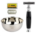 thumbnail image 1 of Kit Afeitado The Shaving Co Rastrillo + Vasija + Navajas amarillo 1, 1 of 9