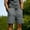 Gray, variant on Men's Athletic Performance Shorts Lightweight Elastic Waist Drawstring Shorts with Zipper Pockets