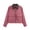 Hot Pink, variant on OIOLOYJM Womens Corduroy Jackets Causal Contrast Collar Zip Up Long Sleeve Comfortable Cropped Jackets Fall Winter Casual Vintage Basic Outdoor Coat with Pockets Khaki L