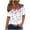 QR4_Multicolor, variant on VKOYWKM 4th of July Tshirts Shirts for Women Patriotic American Flag Graphic T Shirts Henley Shirts Short Sleeve Button V Neck USA Flag Patriotic Memorial Day Tee